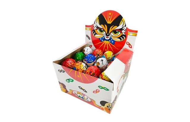 Шоколадное Яйцо с игрушкой-сюрпризом 22.5г «Ассорти» в шоу-боксах по 24 штуки