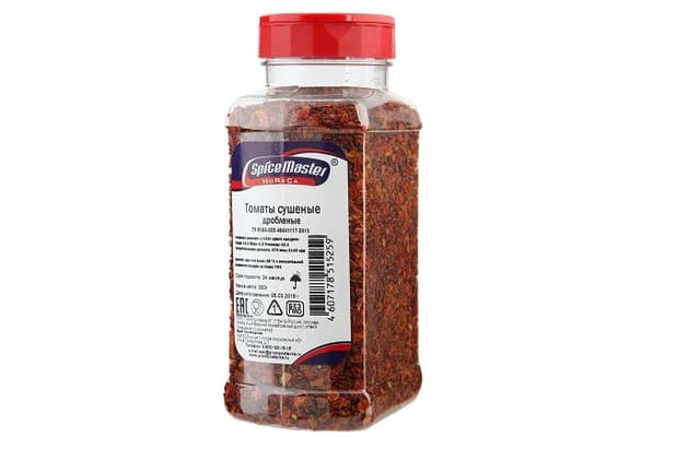Приправы в банках Томаты сушеные дробленые 2*4, 300г