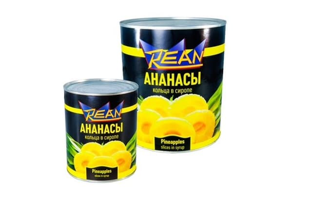 Ананасы (шайба) ж/б 850 мл [коробка 24 штуки]