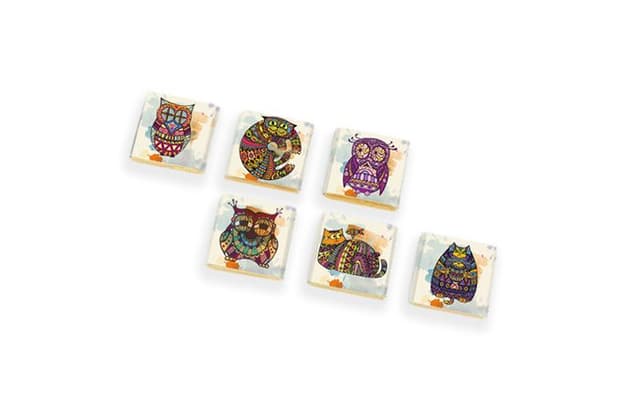 Шоколад коллекционный 1000х5г «Кот и сова» горький золото