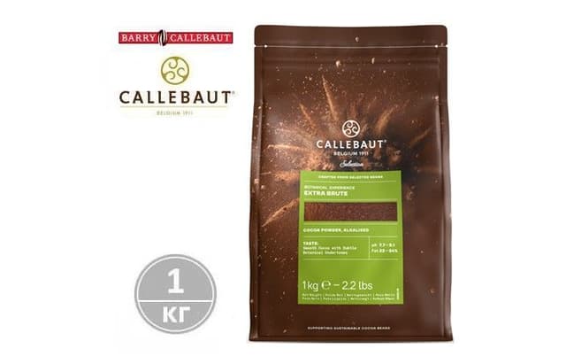 Callebaut – 100% какао-порошок Botanical EXTRA BRUTE (DCP-22BOEXB-RT-89B) 1кг
