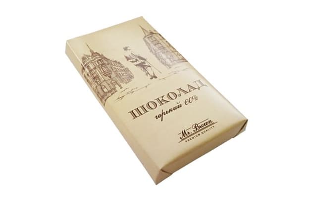 Mr.Brown – шоколад горький 27г в коробках по 140 штук
