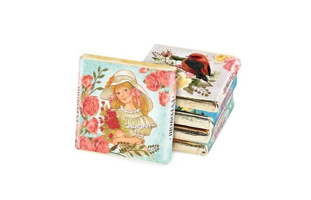 Шоколад к празднику 8 марта 5г молочный в коробках по 1000 штук