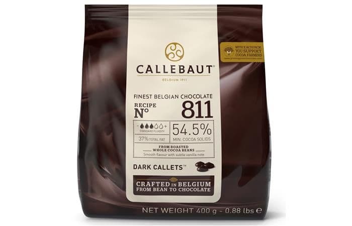 Callebaut - Шоколад темный 54,5% какао (811-E0-D94/811-RT-D94) 0,4кг 2