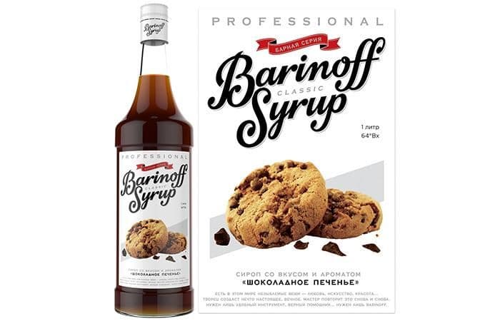 Сироп Баринофф Шоколадное печенье 1л 1