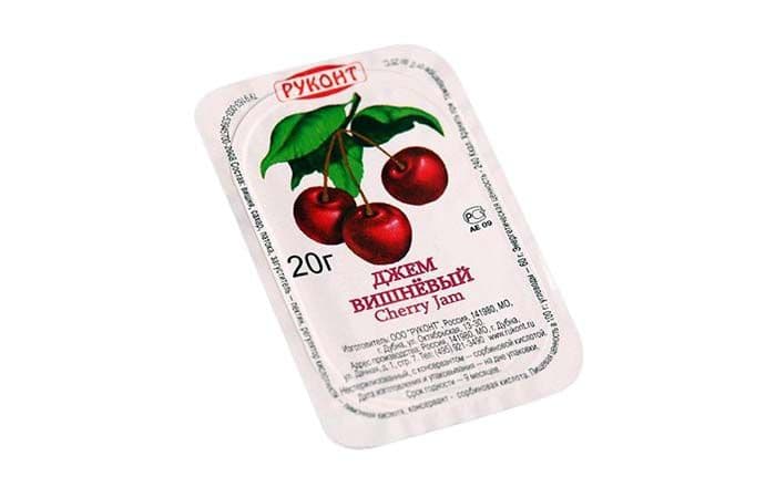 Руконт [вишня] джем фруктовый порционный 140х20г 3