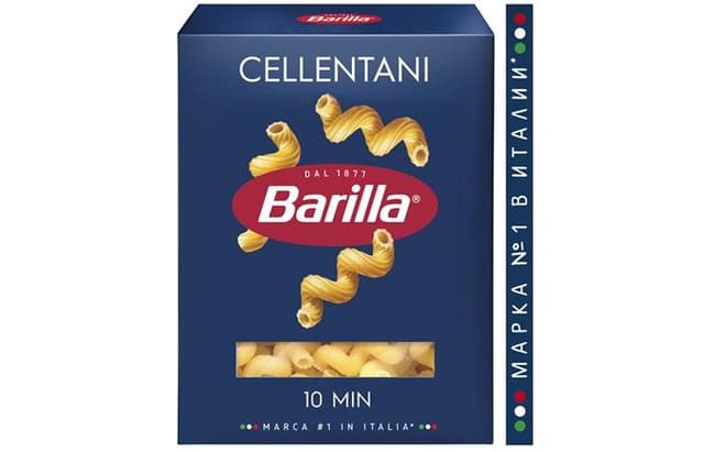 Barilla (БАРИЛЛА) – ЧЕЛЛЕНТАНИ (CELLENTANI №297) 450г в коробках по 12 штук