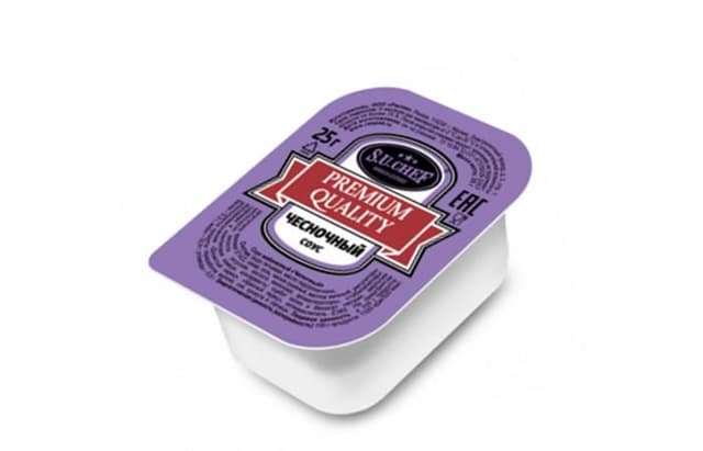 S.U.CHEF – чесночный  соус порционный 25г, [коробка 120шт]