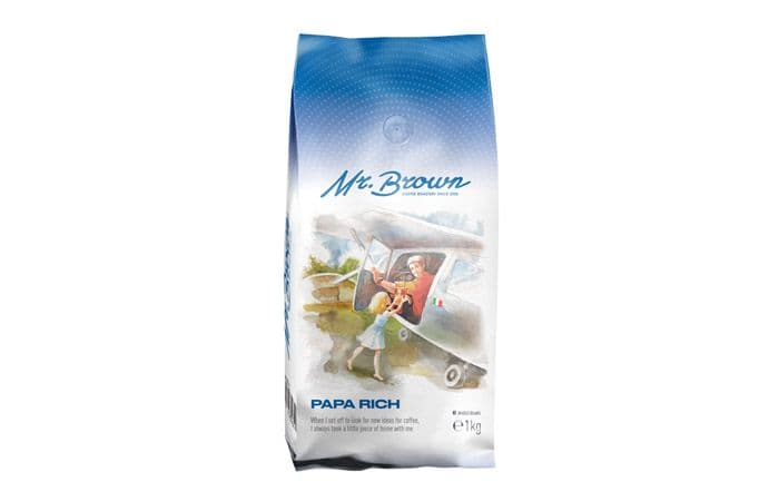 Mr.Brown «Papa Rich» кофе в зернах 1кг 1