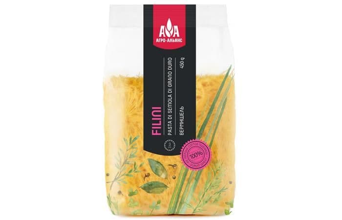 Агро-Альянс – Вермишель (Filini) 450г, в коробке по 16шт. 1