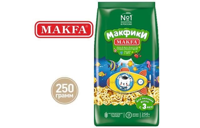 Макфа – Макфики: ПОДВОДНЫЙ МИР "MAKFA" 250г, в/с, группа А, в коробке по 16шт.