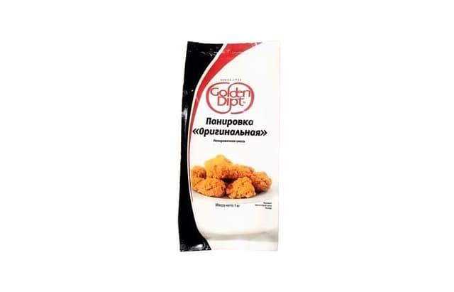KERRY – Панировочные сухари "GOLDEN DIPT"/Панировка "Оригинальная", 1кг, РОССИЯ, в коробке по 10шт.