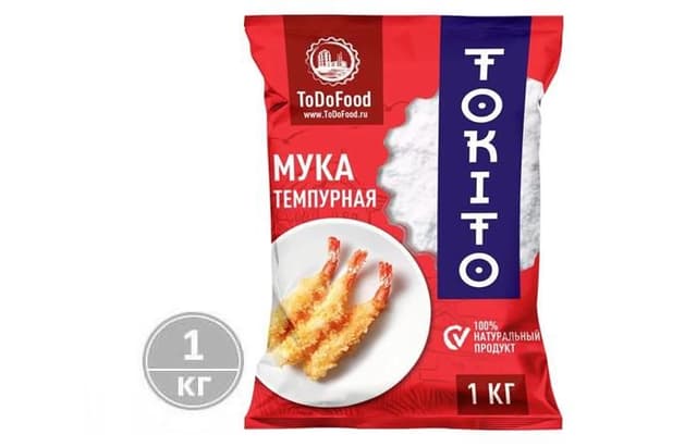 Мука темпурная TOKITO (ПАНКО) 1кг, в коробке по 10шт., РФ