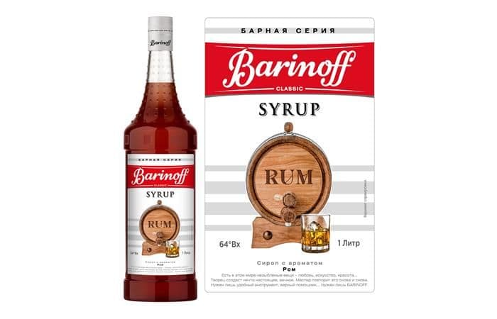 Сироп Баринофф Ром 1л 1