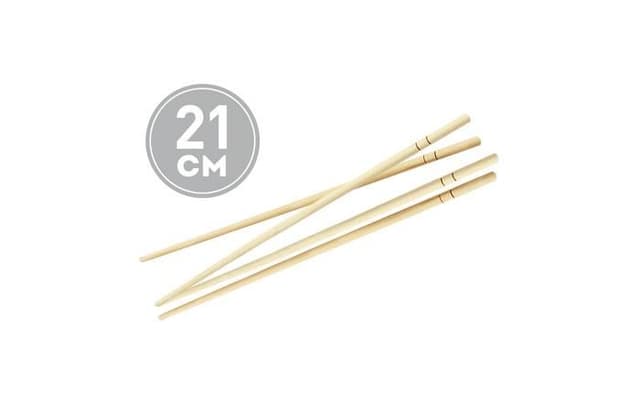 Палочки для суши без упаковки круглые 21см бамбук, коробка 5000 пар