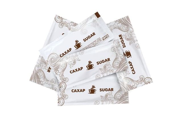 Сахар порционный пакетик 10г стандартный дизайн 10кг