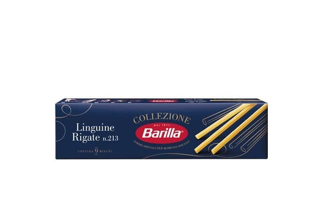 Barilla (БАРИЛЛА) – Лингвини Ригате (LINGUINE RIGATE COLLEZIONE №213) 450г в коробках по 24 штук