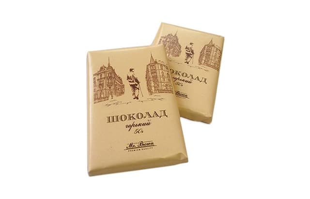 Mr.Brown – шоколад горький 50г в коробках по 120 штук