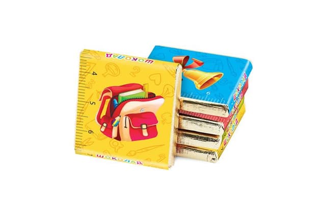 Шоколад к празднику 1 сентября "Первоклассник" 1000х5г молочный золото