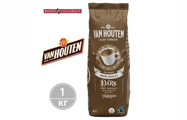 Van Houten – Горячий шоколад VH Ground Dark Chocolate Drink (VM-54627-V17), 1кг