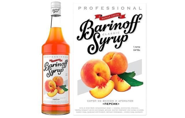 Сироп Баринофф Персик 1л