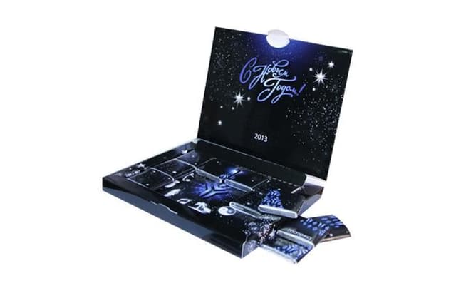 Шоколадный набор «Книга» из 12 шоколадок 5г [60г] с логотипом