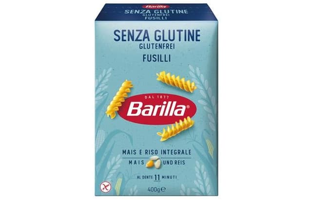 Barilla (БАРИЛЛА) – без глютена Фузилли (FUSILLI SENZA GLUTINE) 400г в коробках по 14 штук
