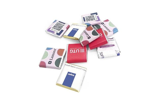 Шоколад с логотипом клиента 5г