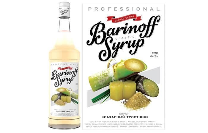 Сироп Баринофф Сахарный Тростник 1л 1