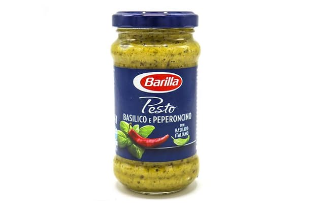 Barilla (БАРИЛЛА) – Соус ПЕСТО ПЕПЕРОНЧИНО И С ПЕРЦЕМ ЧИЛИ (PESTO BASILICO PEPERONCINO) 195г, в коробке по 12шт