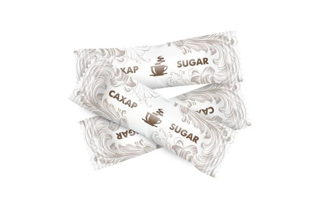 Сахар порционный стик 10г стандартный дизайн [коробка 5кг]