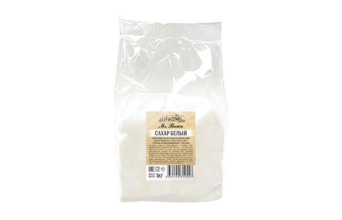 Сахар в пакетах по 1кг в коробке 16кг 1