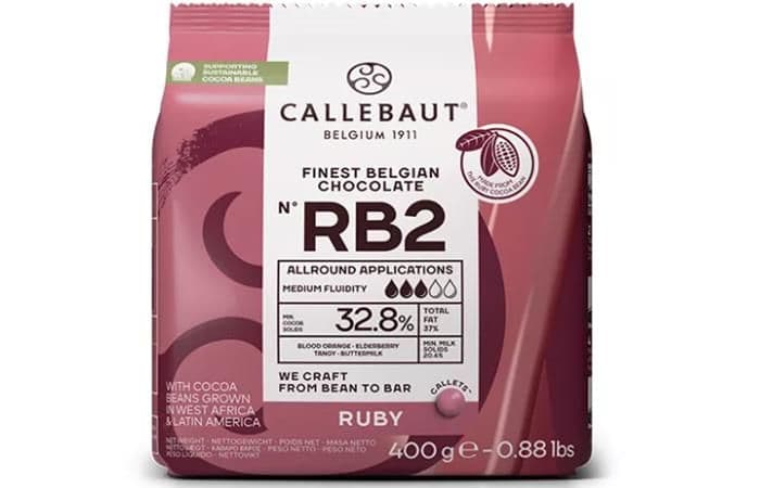 Callebaut – Молочный шоколад RUBY (CHR-Q37RB2-E0-D94) 0,4кг 2