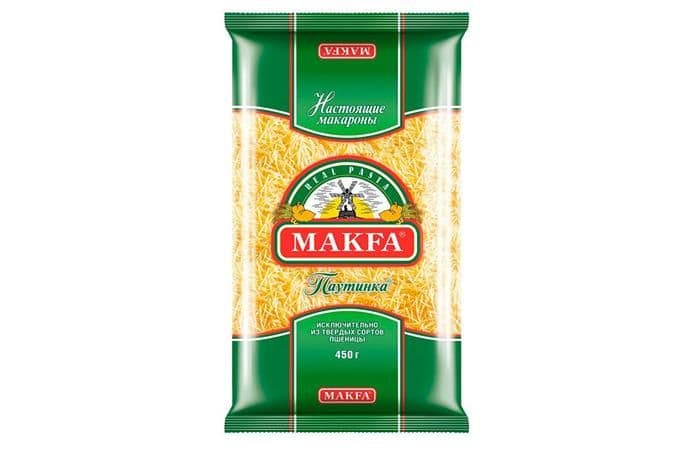 Макфа – вермишель Паутинка  400г [коробка 20 штук]   1
