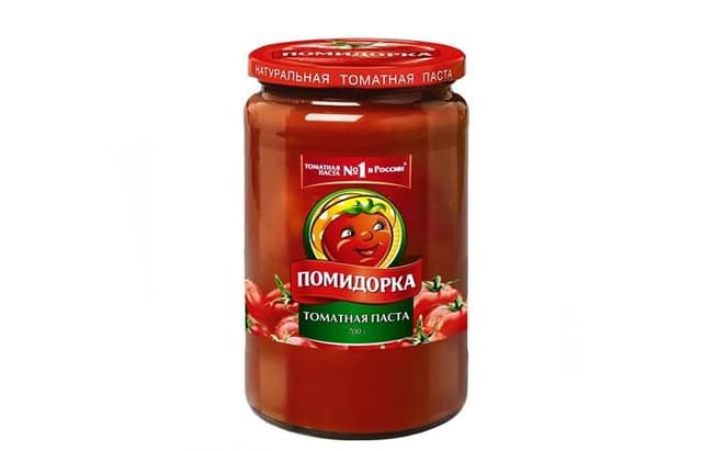 Томатная паста "Помидорка" ст.б. 720мл/700г, в упаковке по 6 штук
