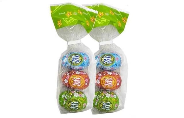 Набор шоколадных яиц «Пасха» 3х20г, в коробке 2 набора [ecom]