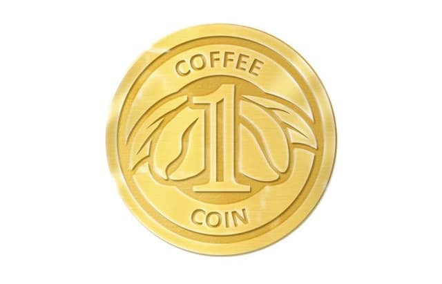 Шоколадные монеты «Coffee Coin» 6г, горький шоколад, золотая фольга, в коробке по 500шт