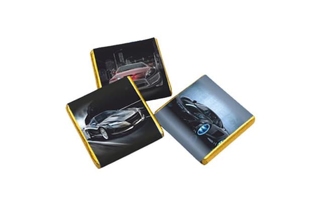 Шоколад коллекционный 1000х5г «Спортивные автомобили» горький золото