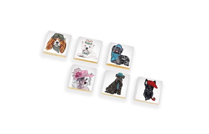 Шоколад коллекционный 1000х5г «Собаки» молочный серебро 1