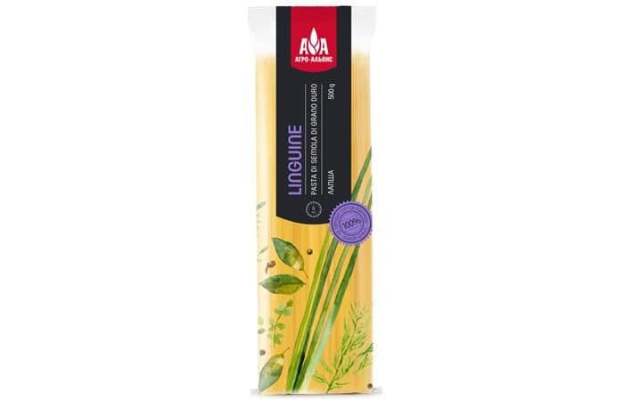 Агро-Альянс – Лапша/Баветте (Linguine/Лингвини) 500г, в коробке по 16шт. 1