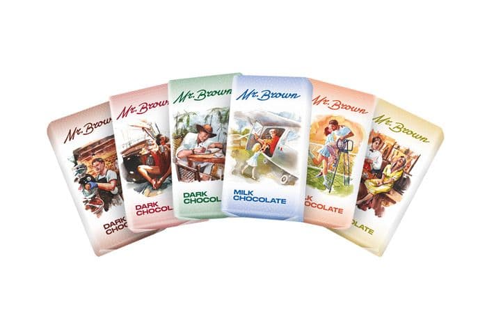 Mr.Brown – шоколад 90х27г ассорти 1