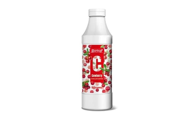 Основа для напитков Баринофф Брусника 1л