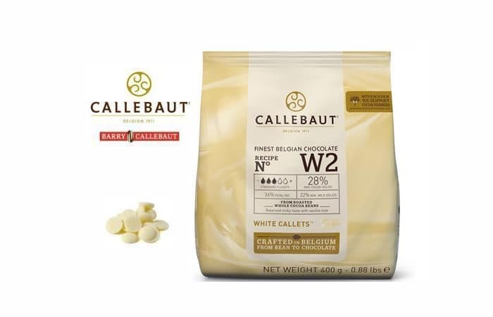 Callebaut - Белый шоколад (W2-E0-D94) 0,4кг 1