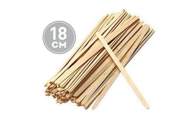 Размешиватель деревянный для кофе 180х6х1.8мм без инд.упаковки по 1000шт. в коробках 10тыс.шт.