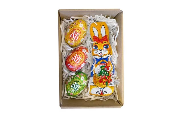 Набор шоколадный Пасхальный с маршмеллоу 154г в коробке [ecom]