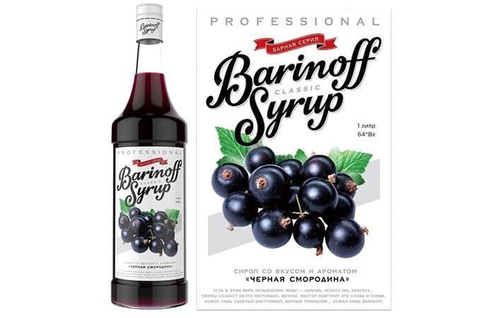 Сироп Баринофф Черная Смородина 1л 1