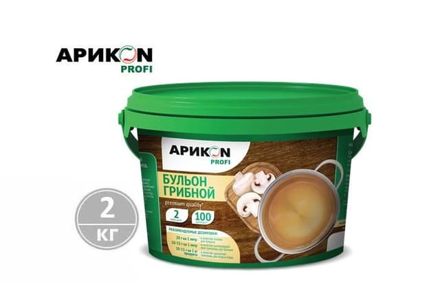АРИКОN PROFI – Бульон Грибной сухой в пластиковых банках по 2кг
