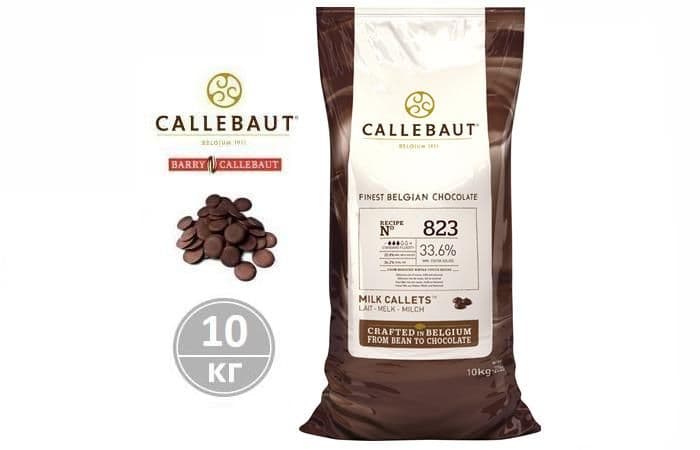 Callebaut - Шоколад молочный 33,6% какао (823NV-595) 10кг 1