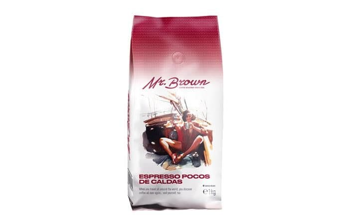 Mr.Brown «Espresso Pocos De Caldas» кофе в зернах 1кг 1