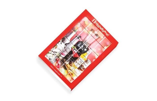 Шоколадный набор «Пенал» из 24 шоколадок 5г [120г] 250х170х15мм с логотипом клиента